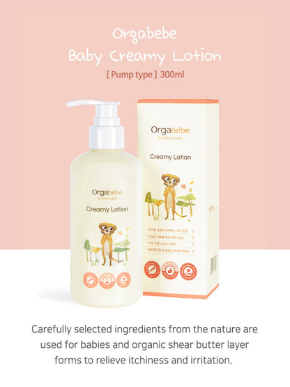 Orgabebe - Creamy Lotion with Shea Butter (300ml)