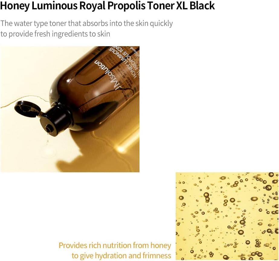 JM Solution Honey Glow Royal Propolis Toner X Large Black FROM KOREA