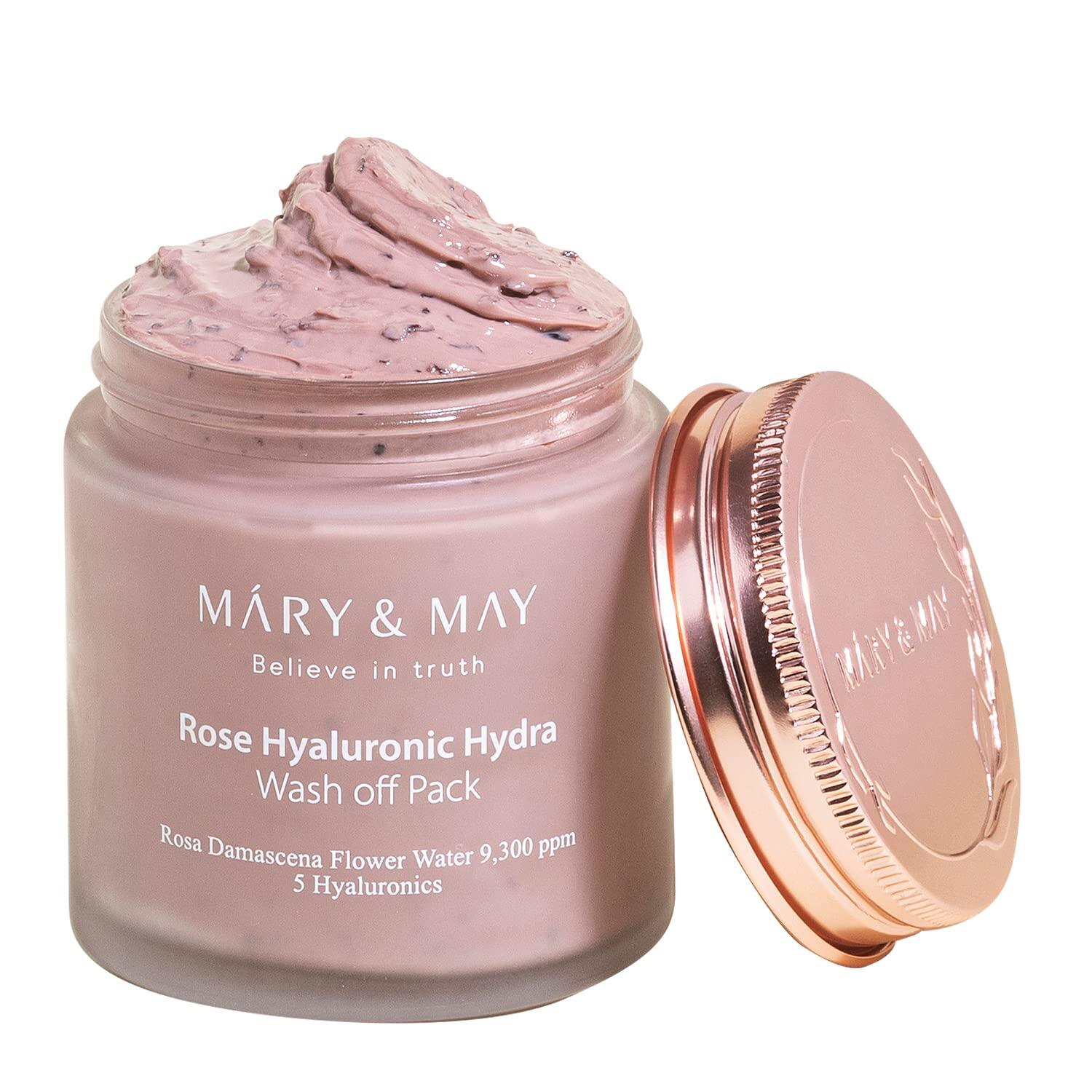 Mary&May Vegan Rose Hyaluronic Hydra Wash Off Mask 125g