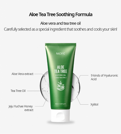 NACIFIC Aloe Tea Tree Soothing Gel (100ml)