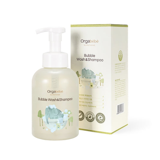 Orgabebe - Bubble Wash and Shampoo (500ml)