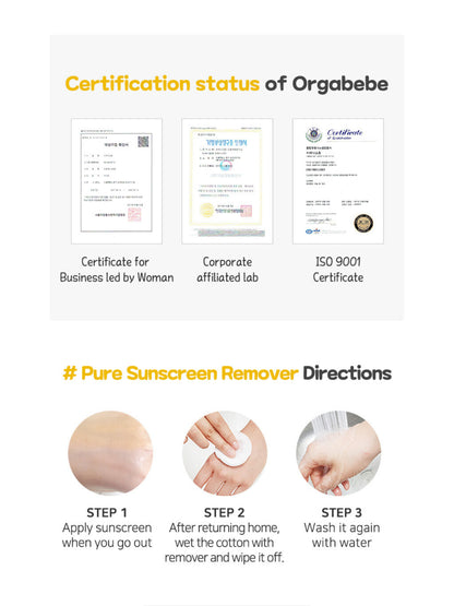 Orgabebe - Pure Sunscreen Remover