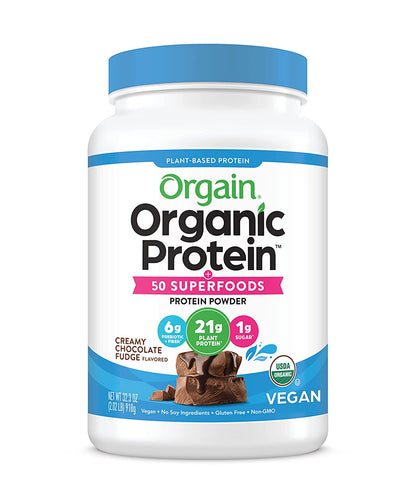 Orgain Organic Protein + Superfoods Powder, Vanilla Bean 2.02lb