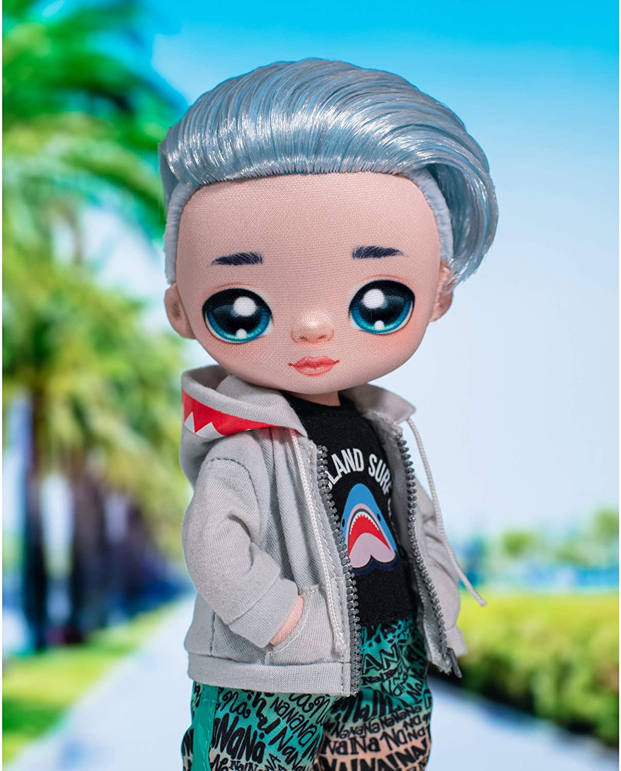 Na! Na! Na! Surprise Teens Fashion Doll – Quinn Nash, 11 Boy Doll, Shark Inspired