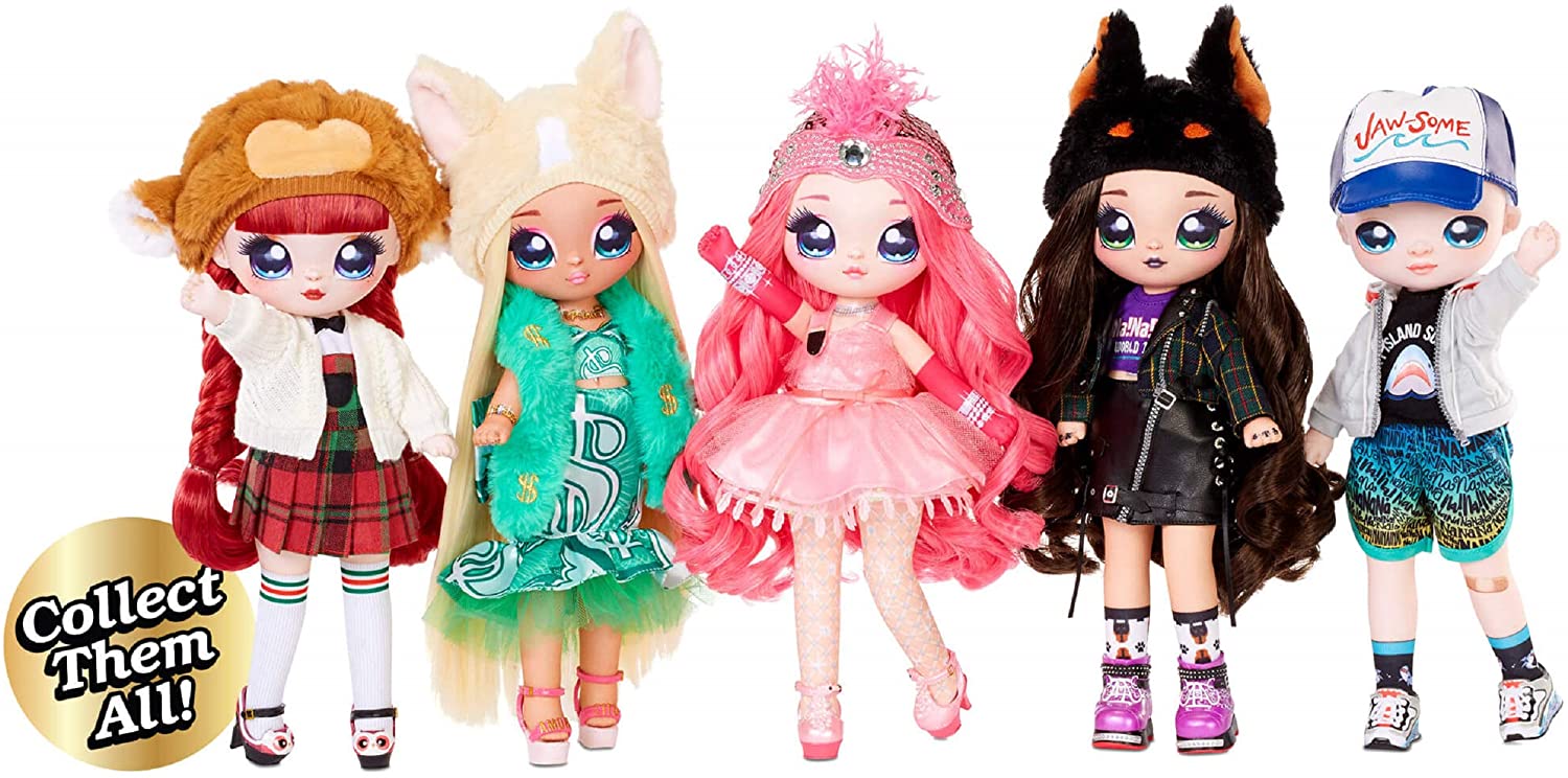 Na! Na! Na! Surprise Teens Fashion Doll – Quinn Nash, 11 Boy Doll, Shark Inspired