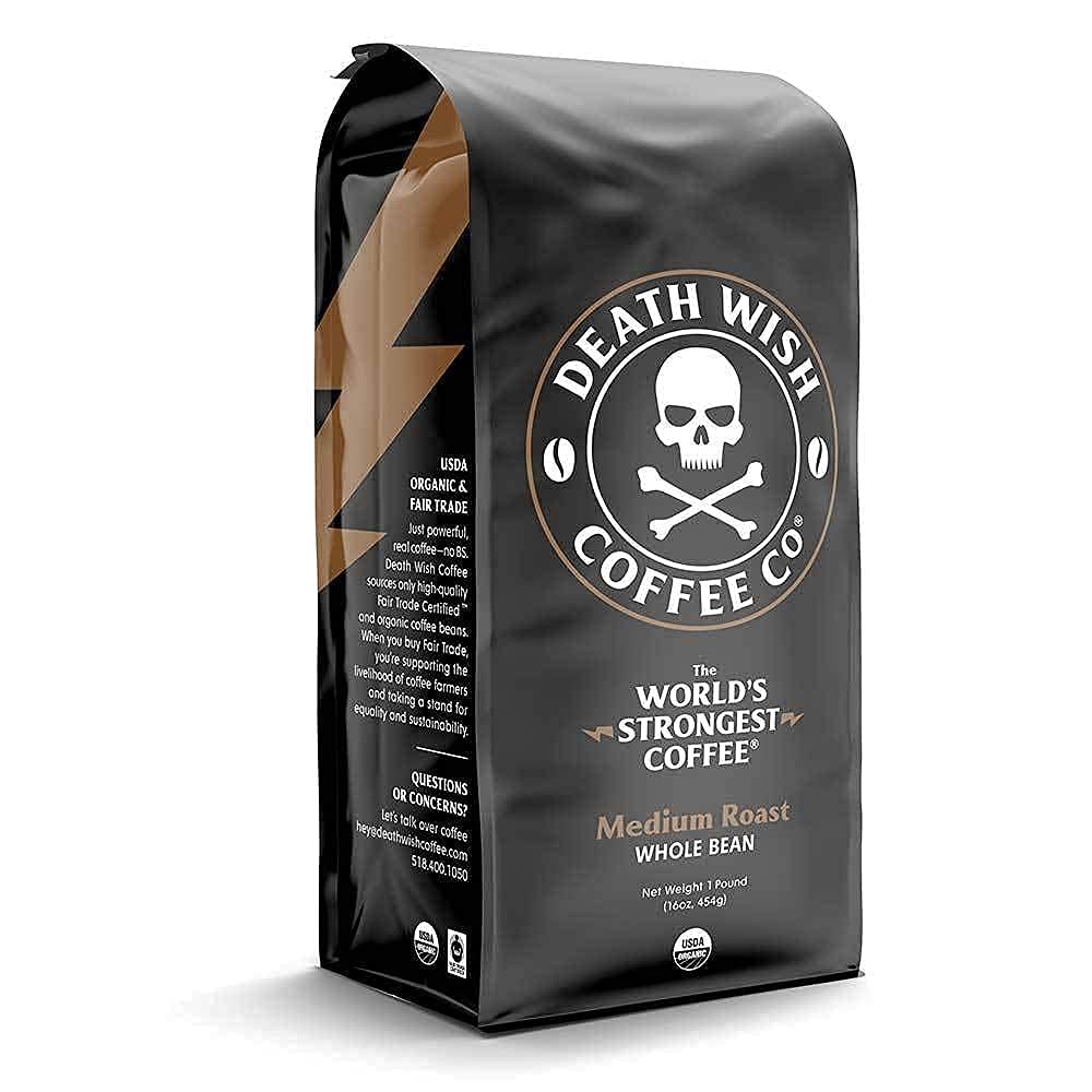 Death Wish Coffee Company’s Whole Bean Coffee