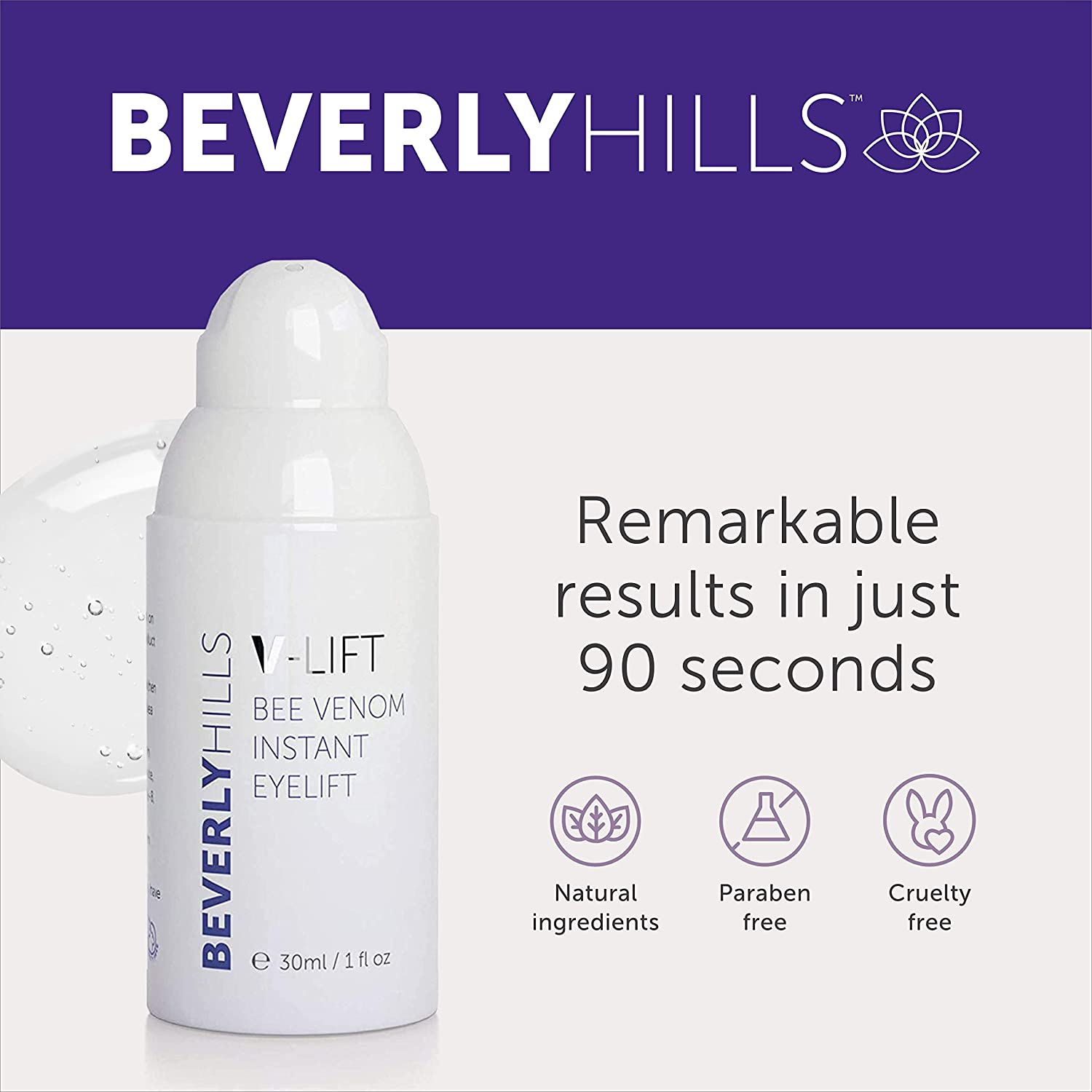 Beverly Hills V-Lift Instant Eye Lift and Eye Tuck Bee Venom Serum