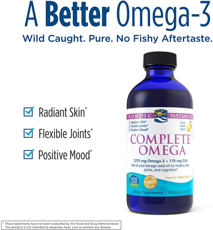 Nordic Naturals Complete Omega, Lemon Flavo - 48 Servings