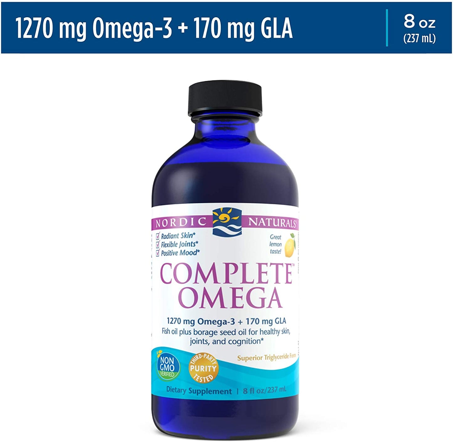 Nordic Naturals Complete Omega, Lemon Flavo - 48 Servings