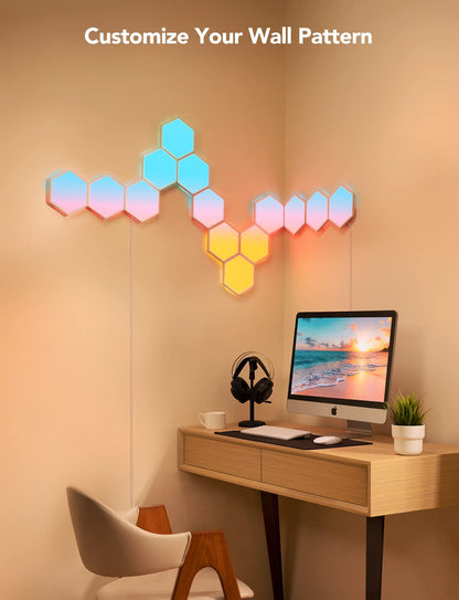 Govee Glide Hexa Light Panels, Smart LED Hexagon Wall Lights