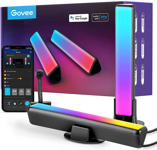 Govee LED Smart Light Bars with Camera, RGBIC