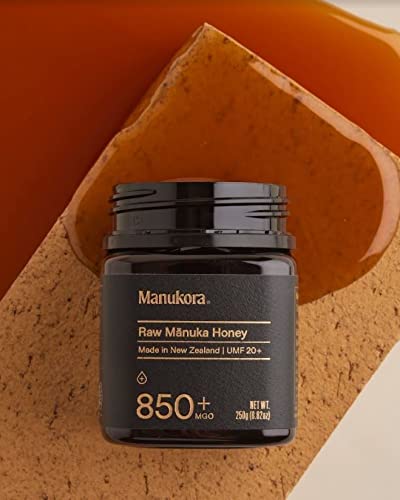 Manukora UMF 20+/MGO 850+ Raw Manuka Honey (250g/8.8oz)