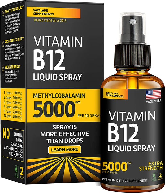 Vitamin B12 Sublingual - Vegan B12 Vitamin Spray