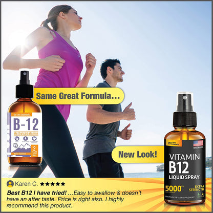 Vitamin B12 Sublingual - Vegan B12 Vitamin Spray