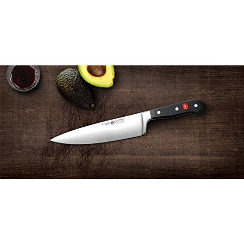 WÜSTHOF Classic 8 Inch Chef’s Knife,Black,8-InchPisau Pemotong 100% Original Direct From USA