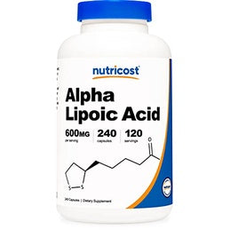 Nutricost Alpha Lipoic Acid 600mg Per Serving, 240 Capsules